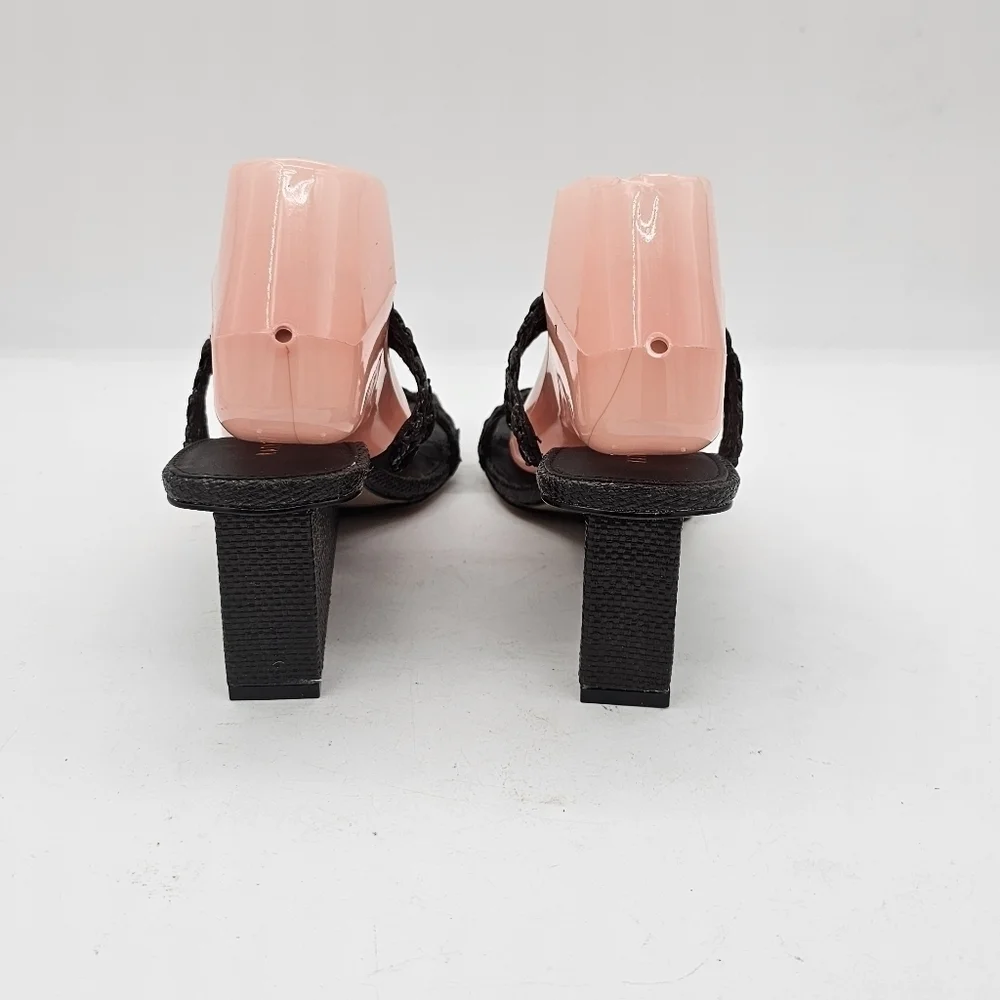 Katy Perry The Iris Woven Wedge Sandals Black Size 9.5